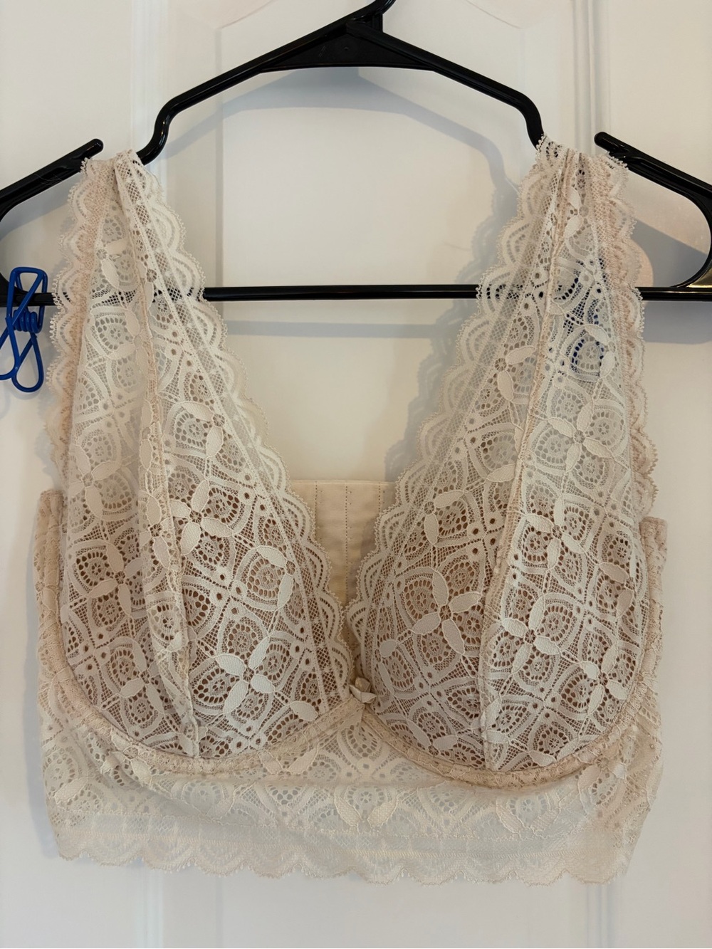 intimissimi Cream Lace Longline Bralette